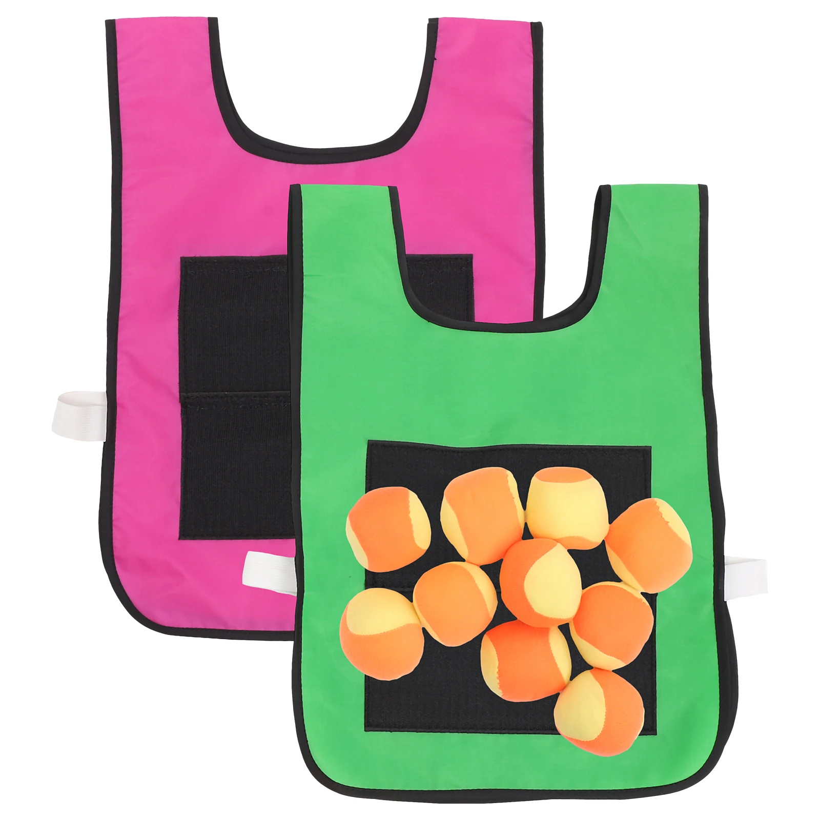 10 stuks vest 10 zachte ballen kleverige doelbal kleverige bal doel premium kinderen peuter groepsspel speelgoed