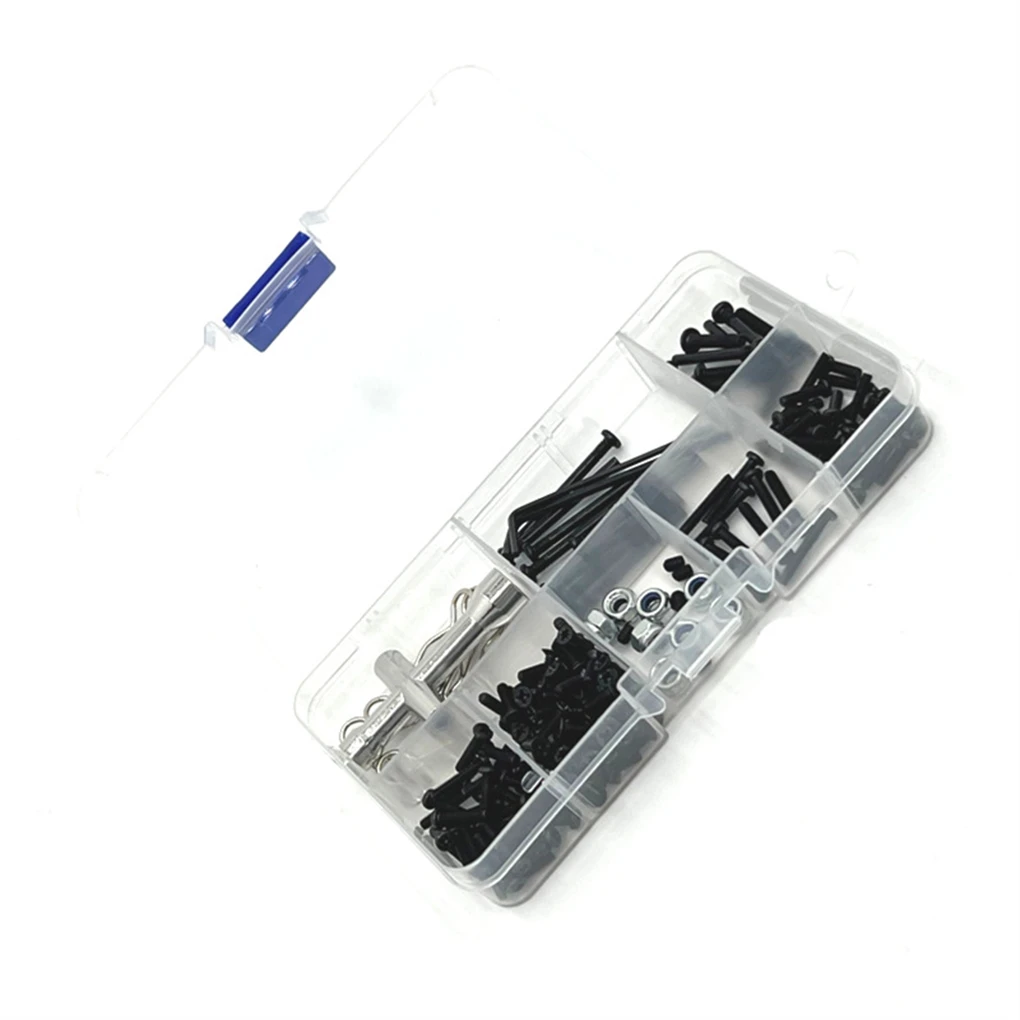 183Pcs Alloy Screws Kits For Hyper Go MJX 14301 14302 14303 RC Car Hop-ups Screw With Storage Box
