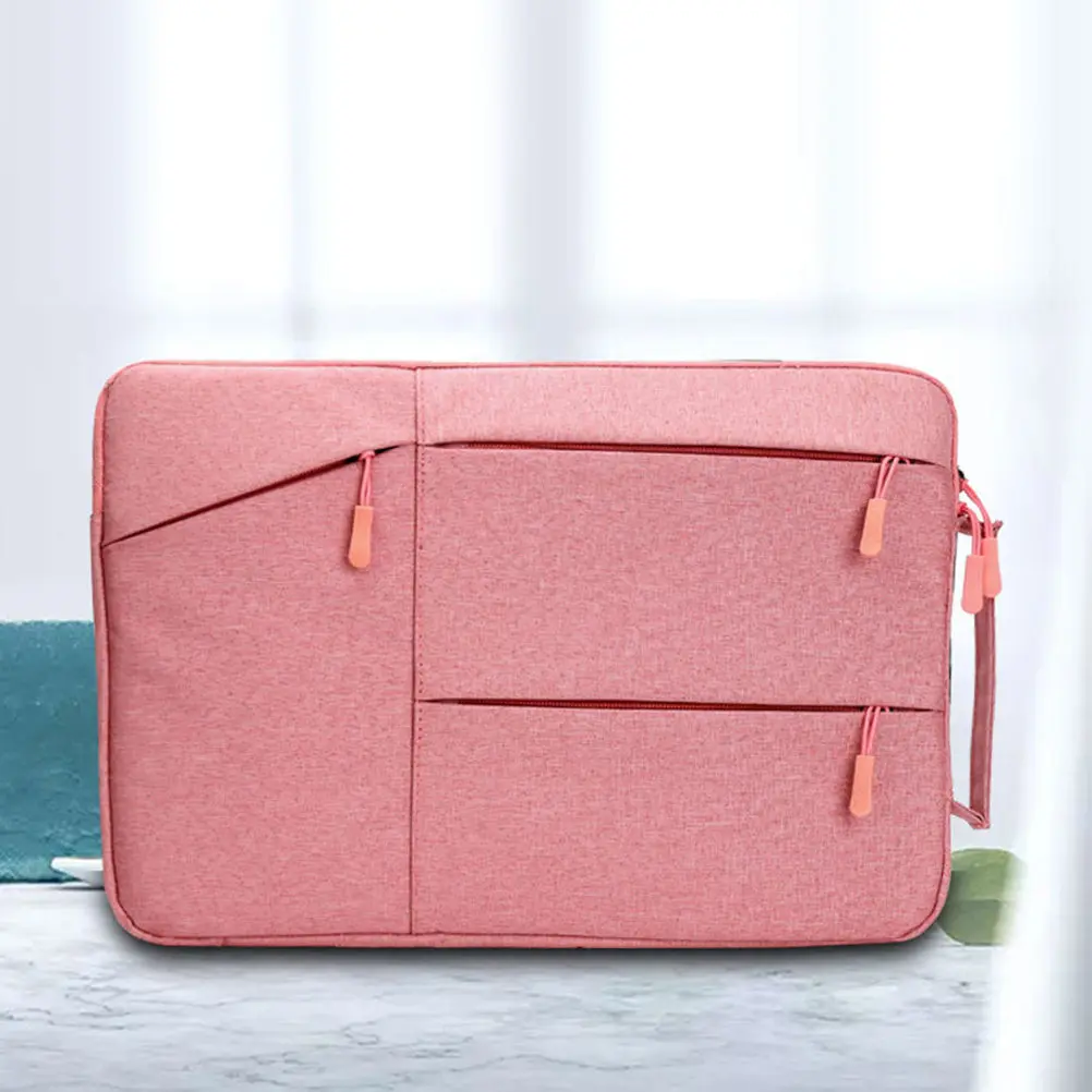 15 Inch Laptop Bag Oxford Cloth Waterproof Protective Case for Men Women with Inner Pocket Divider Organizer Simple Fashionable