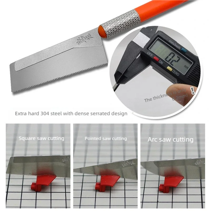 Hobby MS101 Model Craft Tool Hand Saws For Models Etching Chips Mini Hand Saw 3 Styles of Saw Blades