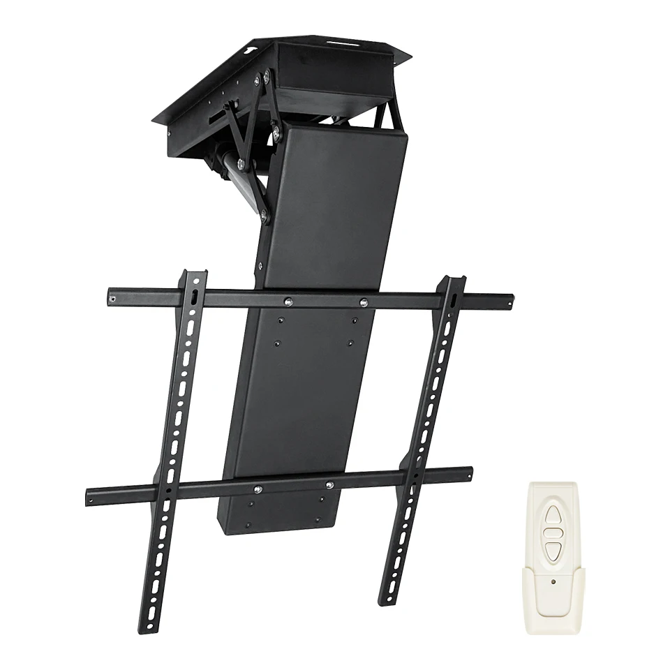 

Mction Motorized Ceiling TV bracket 32-80inch Flip up drop down lcd tv lift mount hanger holder for hotel office