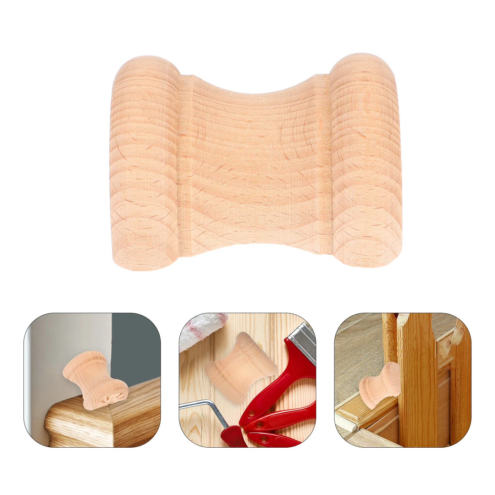 

Fluted Decorative Unfinished Baluster Unpainted For Diy Woodworking Projects Furniture Decoration Wood Balusters