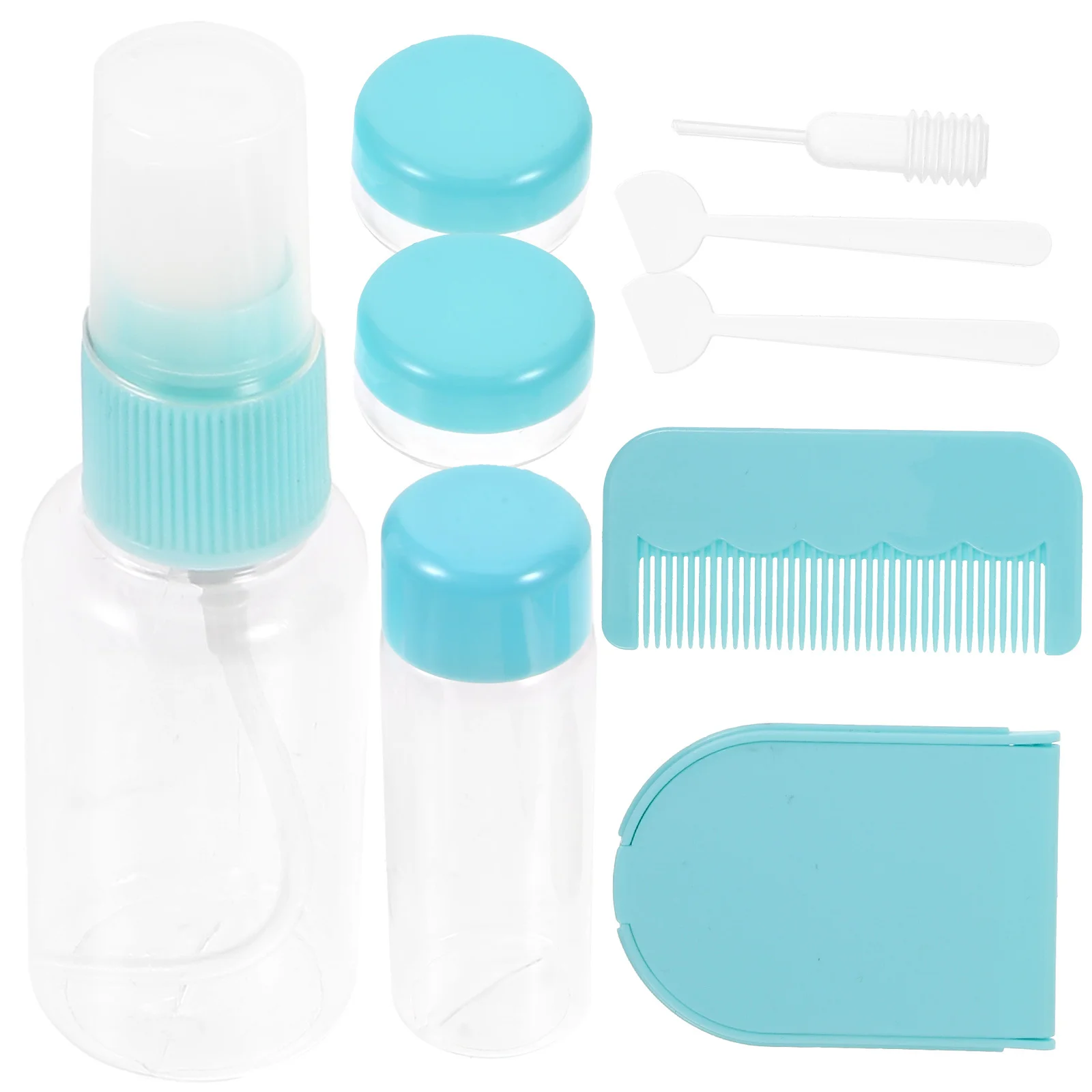 مجموعة زجاجات فارغة 10 في 1 حاويات سفر محمولة لصابون غسول الشامبو وزجاجات أدوات الزينة المصنوعة من السيليكون قابلة لإعادة الاستخدام