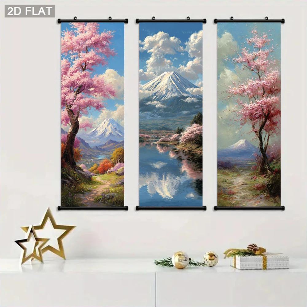 Mount Fuji Cherry Blossom Tape - Wall Scroll Tapestry recension och pris