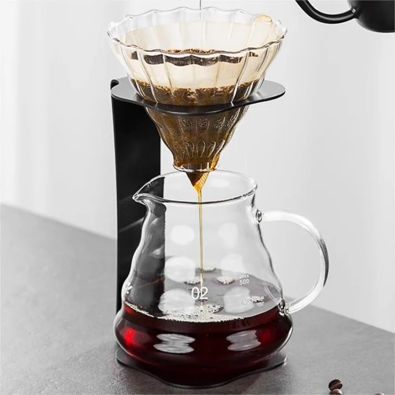 

Metal Coffee Drip Holder Pour Over Dripper Stand Steel Espresso Coffee Machine Support Stand Coffee Dripper Station Rack