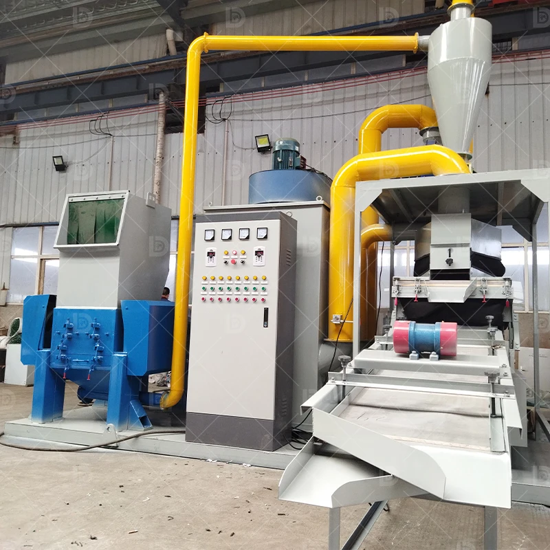Electrostatic Separation Granulator Machine 99.99% High Purity Copper Cable Scrap Recycling System