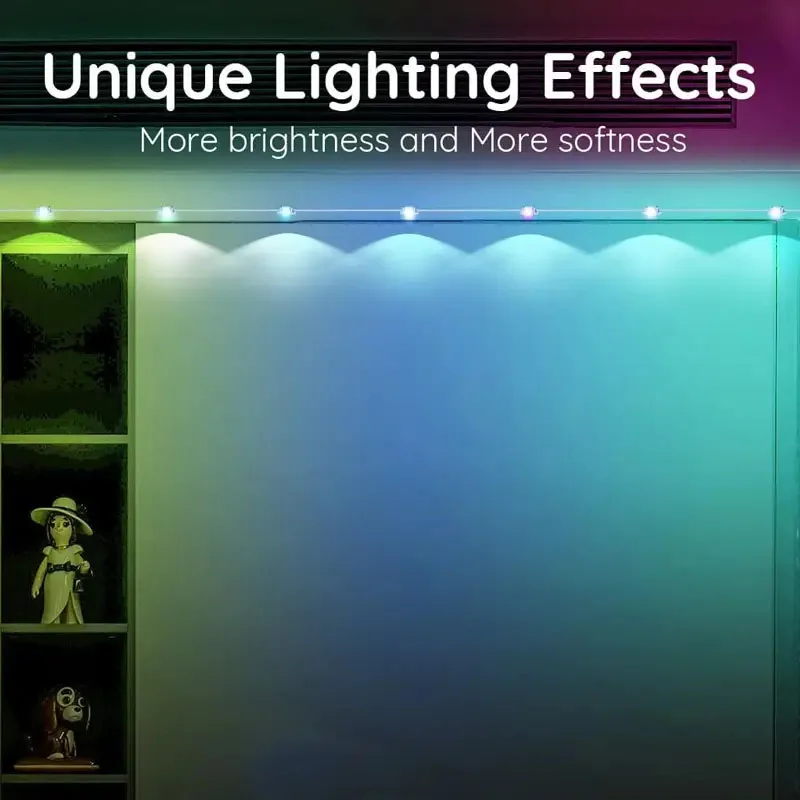 Permanent Outdoor Lights Smart RGBIC Outdoor Light Wireless APP Control Alexa Google Waterproof for Halloween Christmas Decor