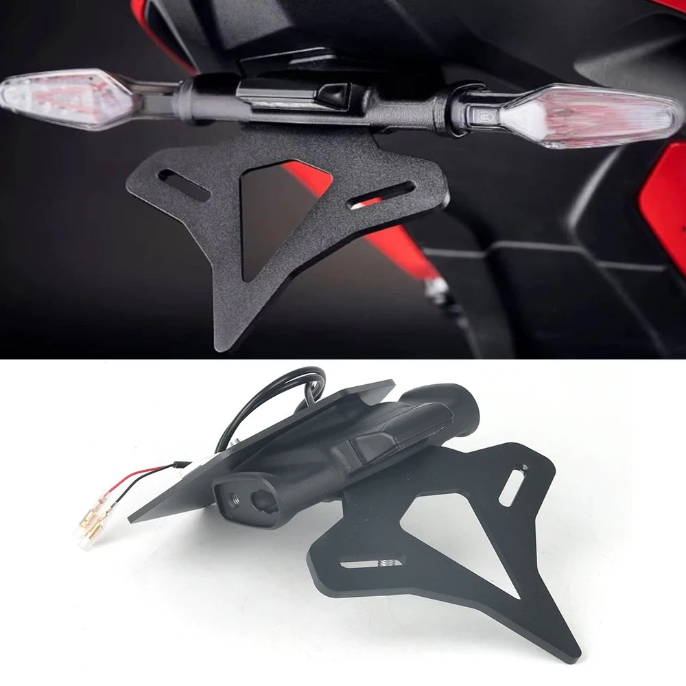 

Motorcycle License Plate Holder Number Holder With LED Light For BMW M1000R 2019 2020 2021 2022 2023 S1000RR 19-22 S1000R 21-23