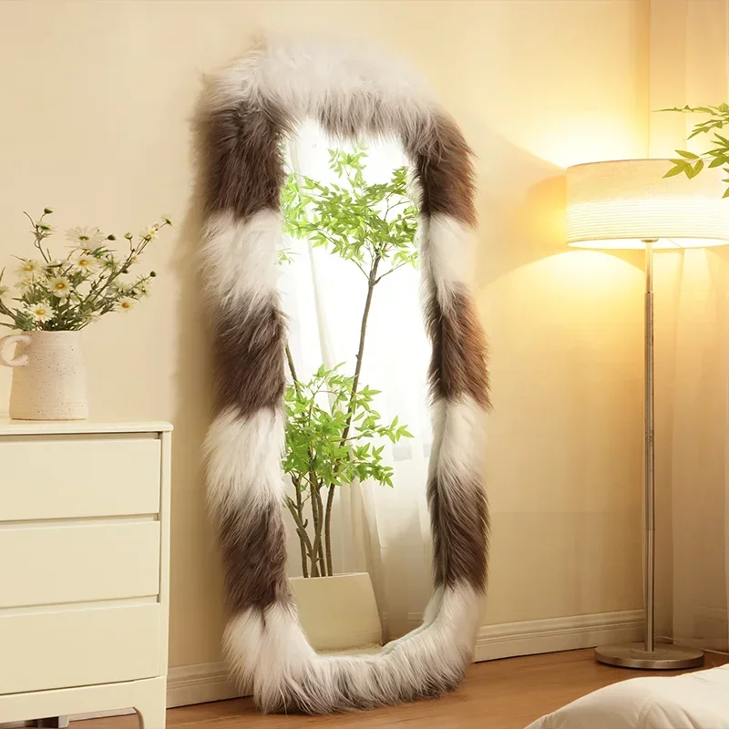 Floor Mirrors Full Body Light Makeup Mirror Wall Mirrors Bathroom Mirror Home Decor Room Decoration Modern Luxury Ground Large