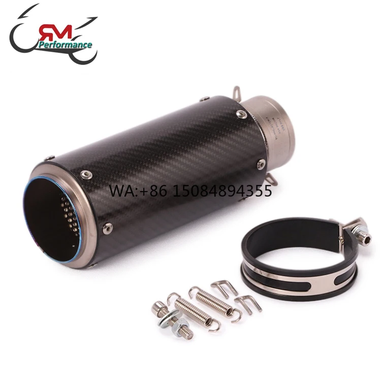 

51mm or 60.5mm Motorcycle Exhaust Titanium Alloy Exhaust Moto for Z1000 Ninja 650 YZF-R1 MT-10 Escapes Tube
