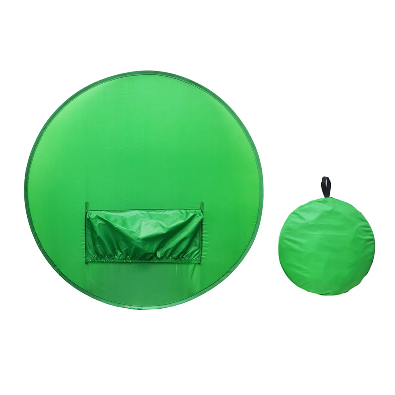 Sfondo per schermo verde Tessuto monostrato che assorbe la luce Sfondo portatile per sedia con schermo verde pieghevole per trasmissione in diretta