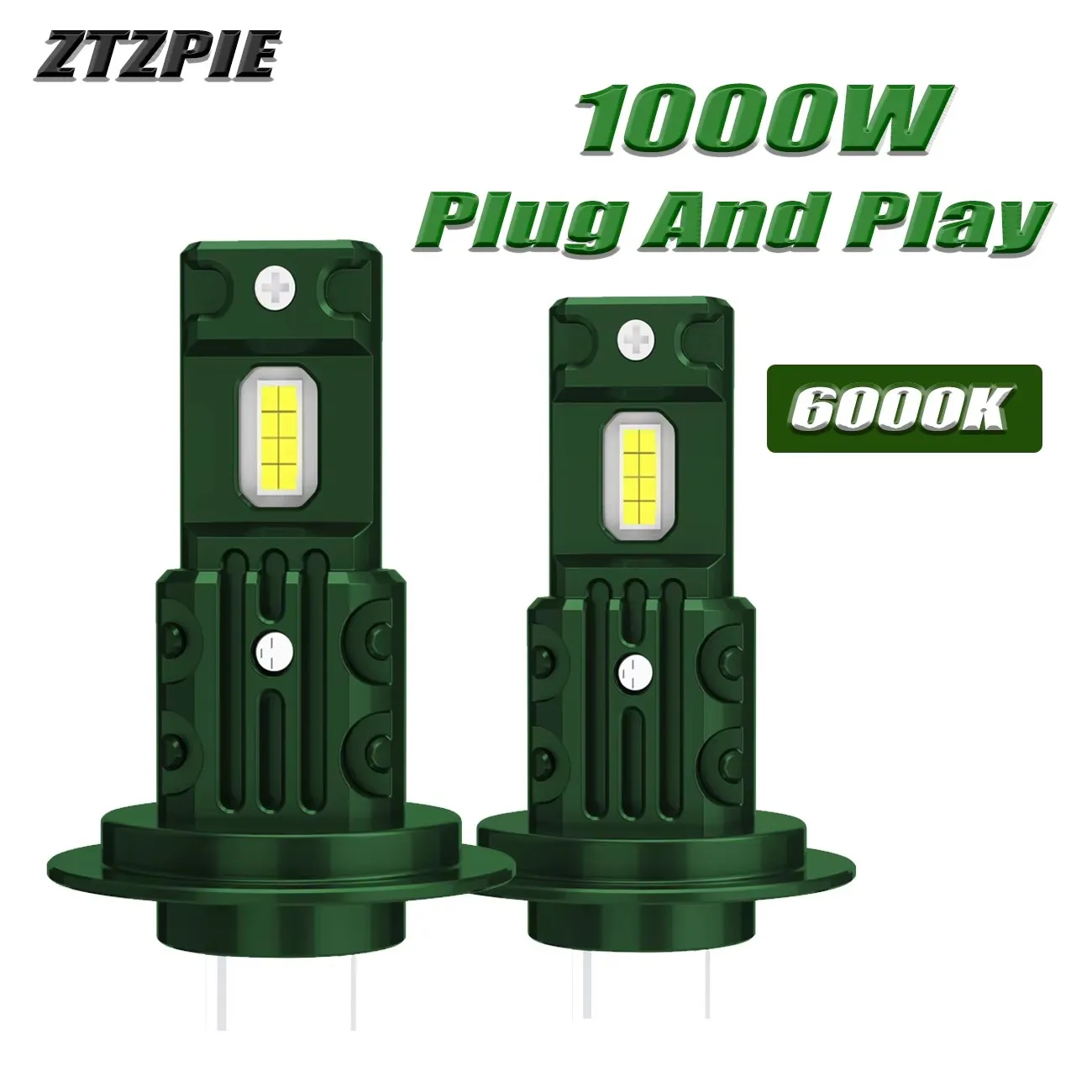 

Plug And Play With Fan 1500W 6000K H7 Canbus Led Headlight CSP 6650 CHIP Car Fog Light Bulbs 12V 1:1 With The Original Vehicle