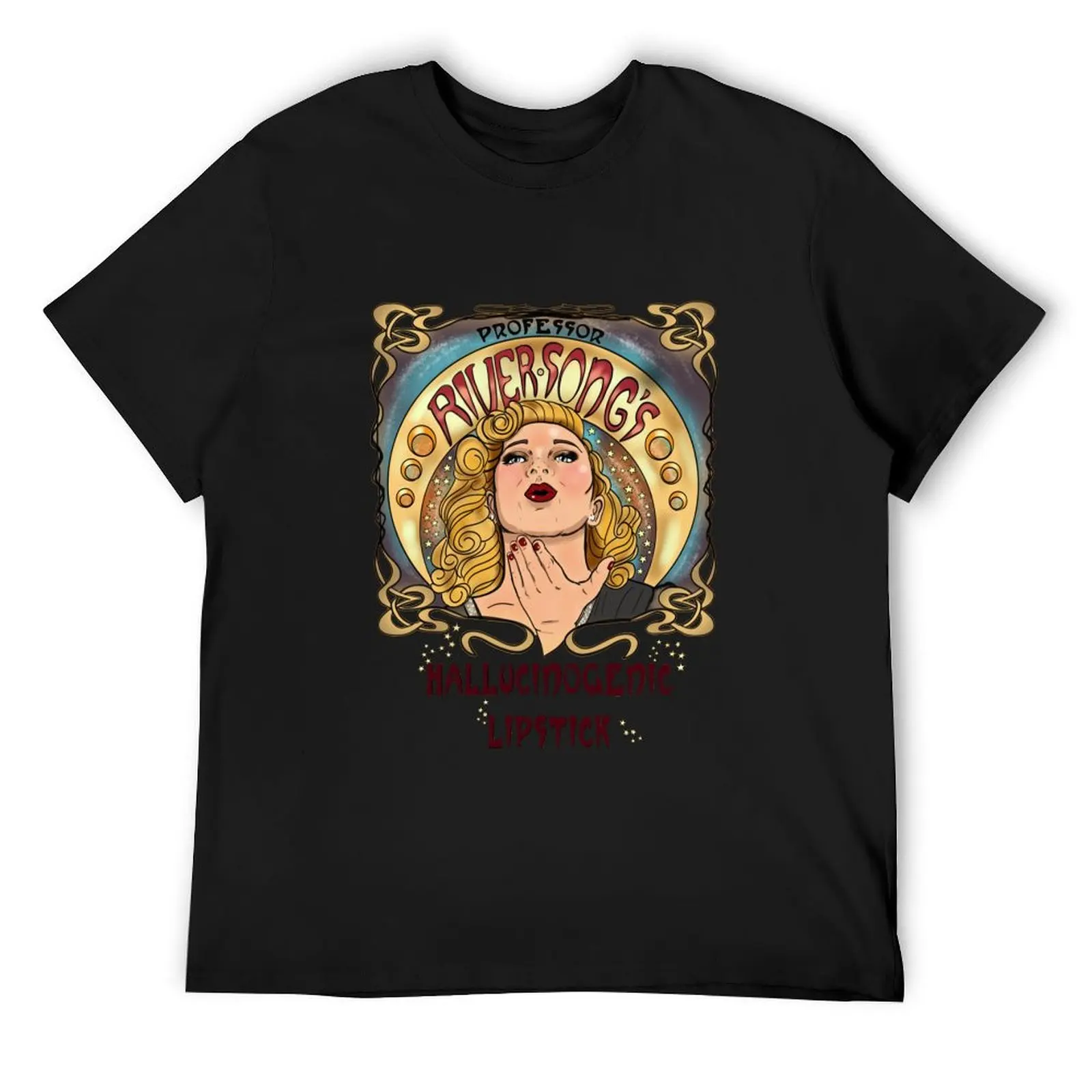 

Professor River Song's Hallucinogenic Lipstick 3.0 T-Shirt cheap stuff oversized t shirt graphics mens tall t shirts
