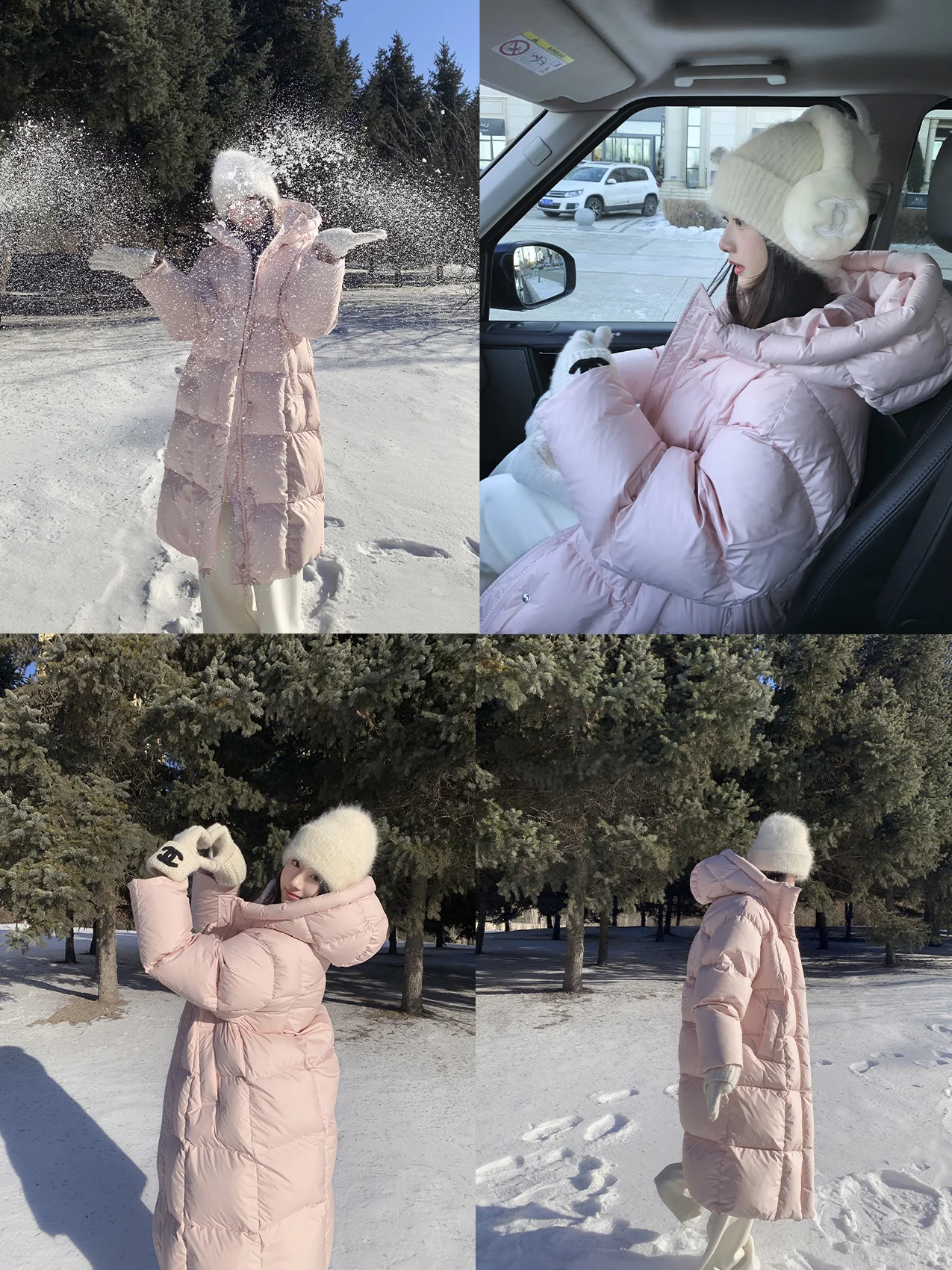 

Женское зимнее пуховое пальто средней длины Middletone Snow Mountain с капюшоном, утепленное, для выживания