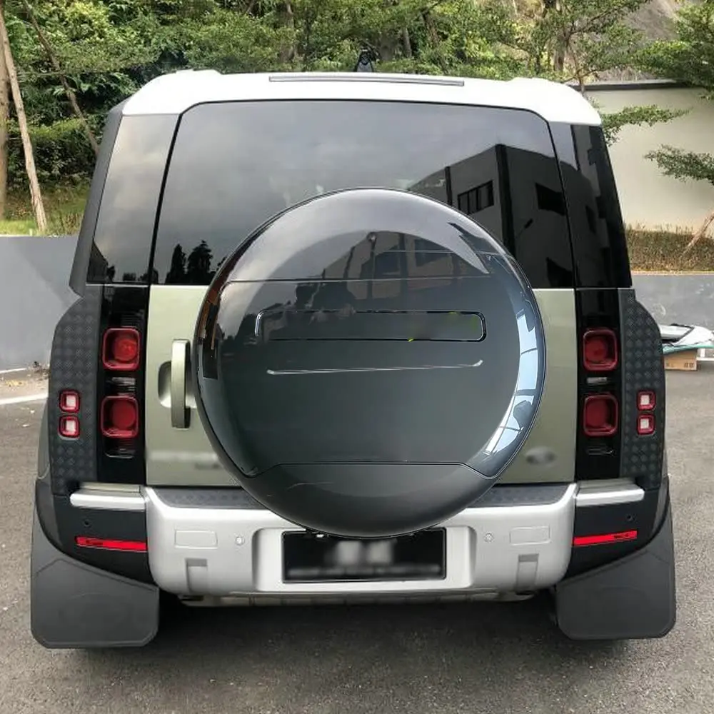 FTAPACCE Spare Tire Cover Portecor Fits for Land Rover Defender 90 110 2 Door 4 Door L663 L851 2020 2021 2022 2023 ABS Plastic