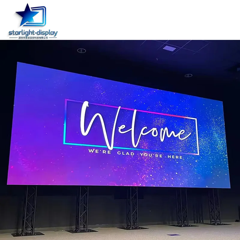 Turnkey Solution Church LED Video Wall P3.91 Complete Set LED Screen Panel With Processor For Church Stage System