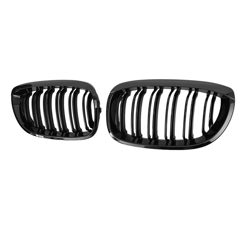 

3 Series E46 2002-2004 Front Grille and Bumper Grill Glossy Black ABS Material Kindly for 2-Door E46