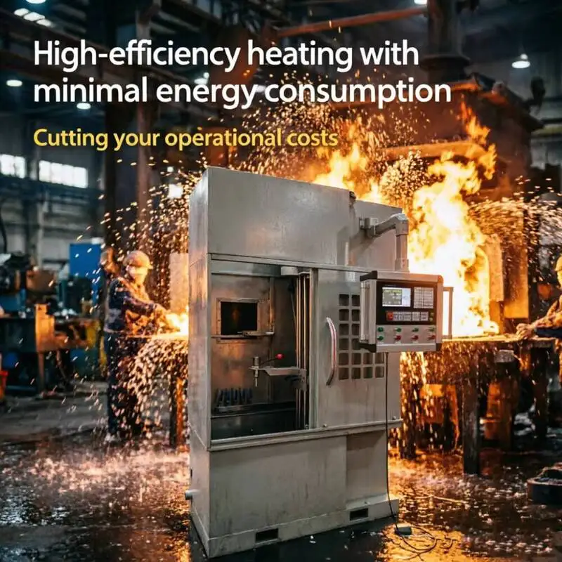 Vertical Medium-Frequency Induction Hardening Machine, Used For Internal And External Heat Treatment Of Gear Rings