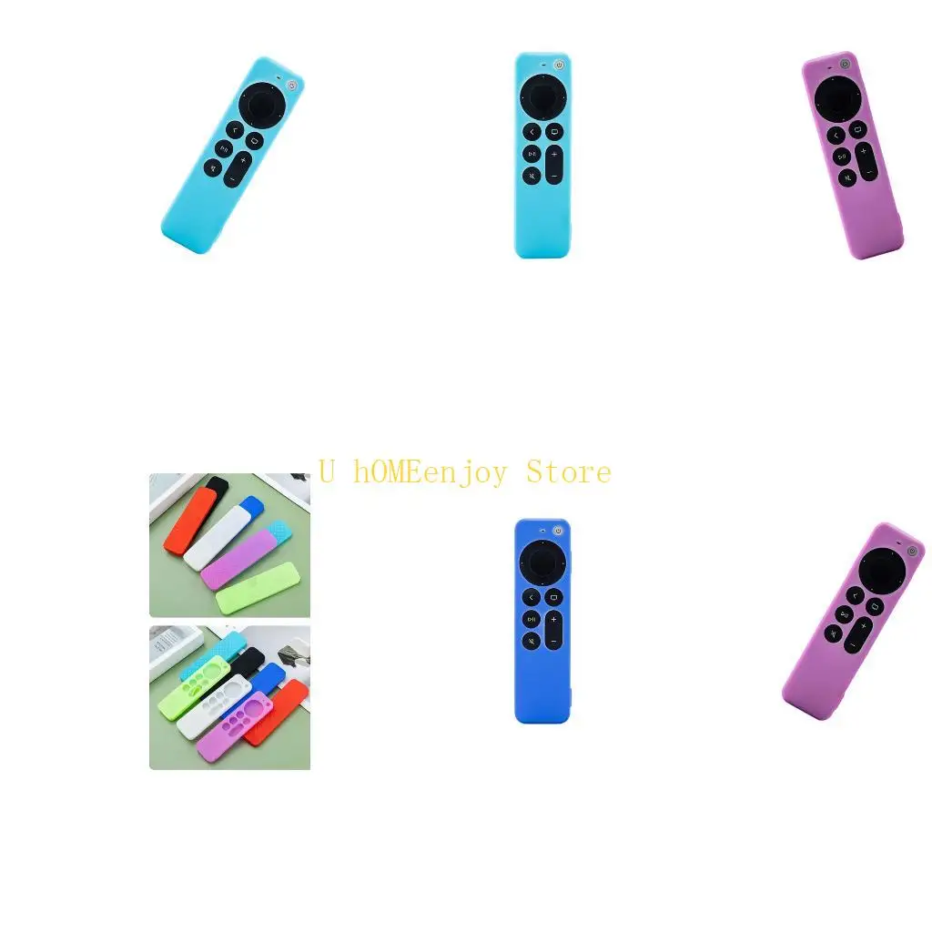 B0KF Glowing Silicone Protective Case For TV6 Remote Control Washable NonFade Material AntiSlip Grip Full Coverage Cover