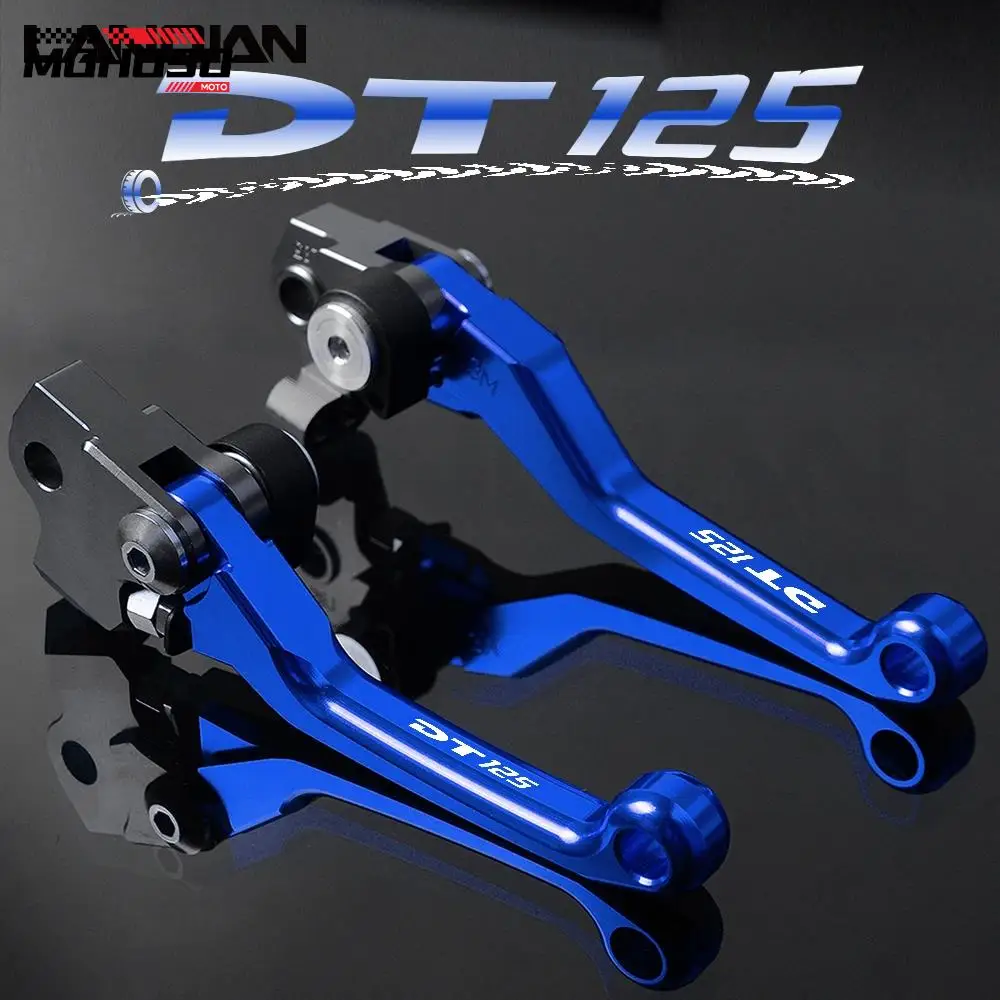 

DT125 Brake Clutch Lever Dirt Pit Bike Brake Clutch Levers Grips For Yamaha DT 125 DT125 1987-2006 2002 2003 2004 2005 Parts