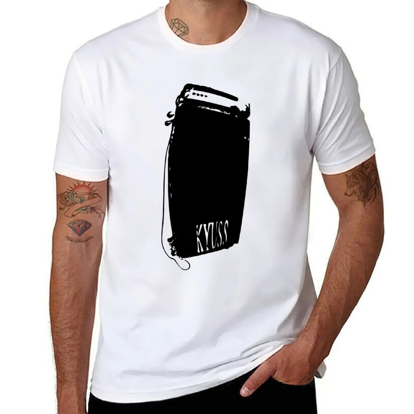

kyuss amp T-Shirt Art Pattern Printed Casual Top