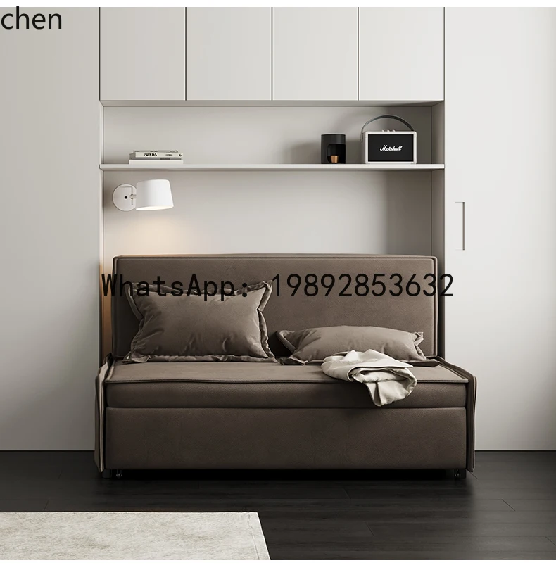 

Folding Telescopic Storage Sofa Bed Small Apartment Dual-use Multi-functional