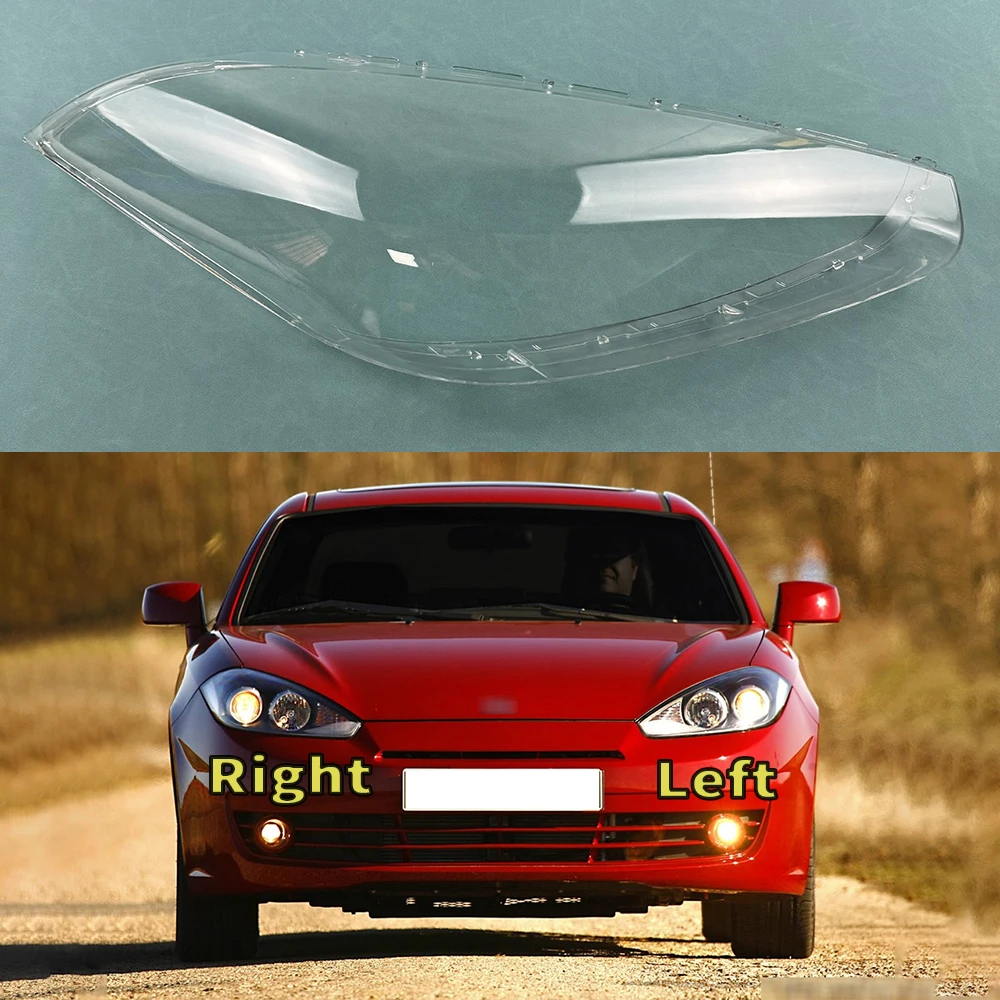 

For Hyundai Hyunori Coupe 2006 Headlamp Cover Shade Headlight Transparent Lens Shell Plexiglass Auto Replacement Parts