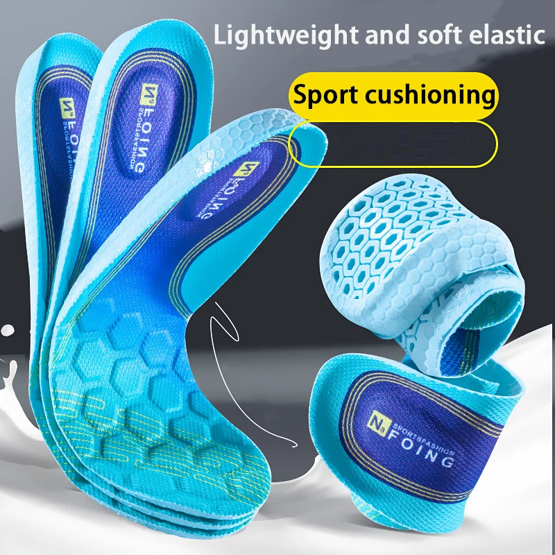 

Summer breathable insoles Men's outdoor sports insoles Elastic shock-absorbing soles Soft anti-odor sports shoes insole 1Pair