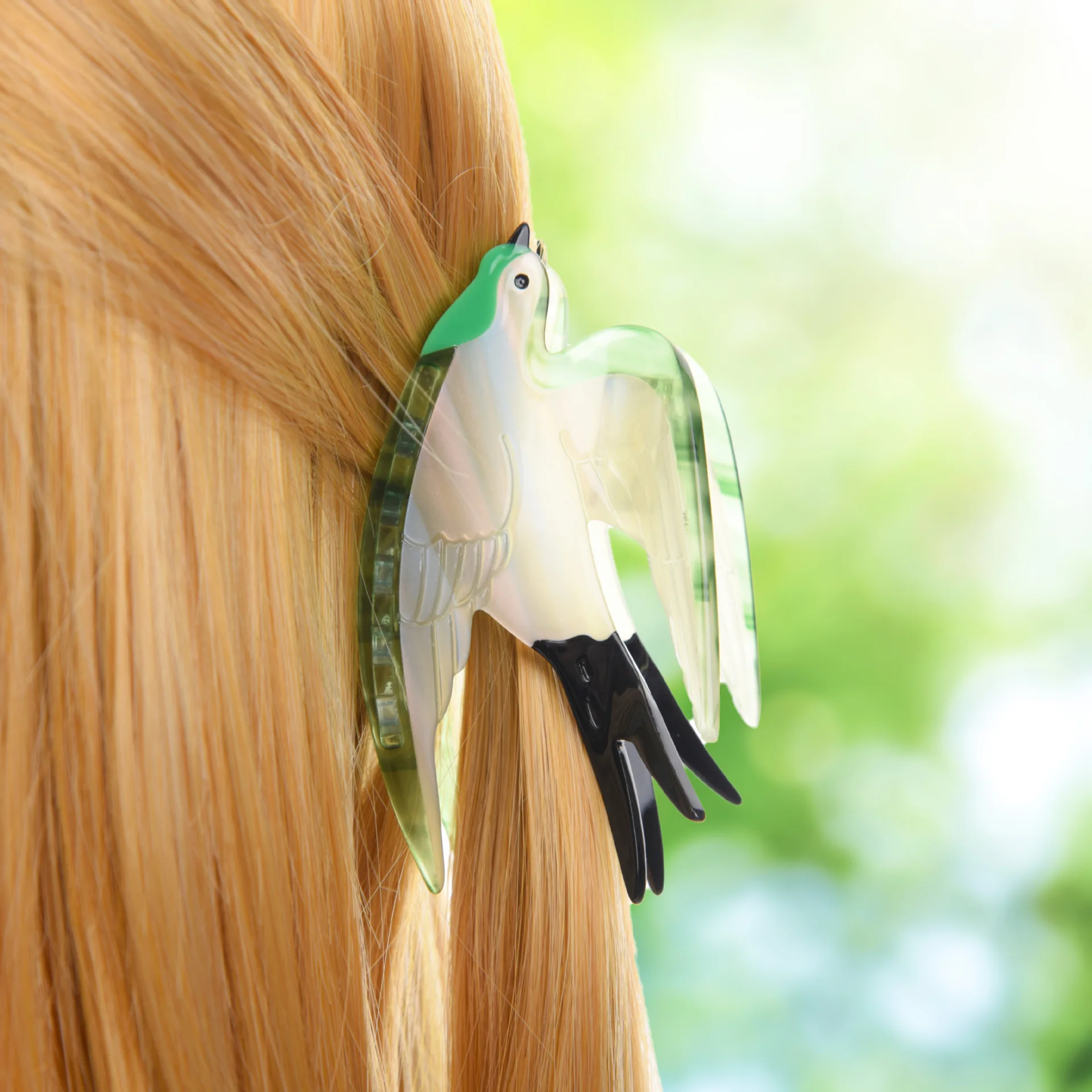 New Spring Cute Swallow Series Acetate Hair Claws Cartoon Bird Hair Clips Girl’s Headwear Hair Accessories for Women