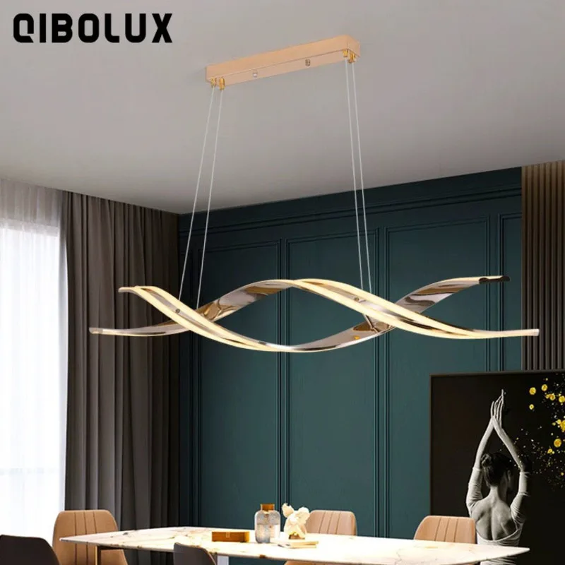 Plafonnier suspendu au design nordique, luminaire décoratif d'intérieur, idéal pour un salon, une salle à manger, une chambre à coucher ou une cuisine