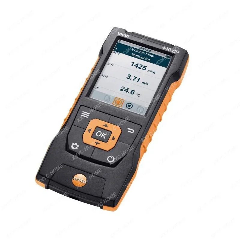 Testo 440dP  Air Velocity And IAQ Measuring Instrument Including Differential Pressure Sensor 0560 4402