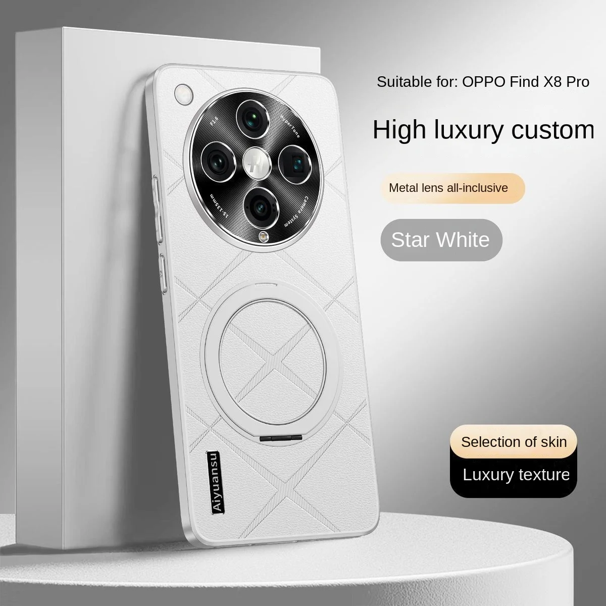 Para oppo encontrar x8 ultra caso duro couro do plutônio com anel areia capa protetora traseira caso para encontrar x8 pro x8s + x8ultra escudo do telefone