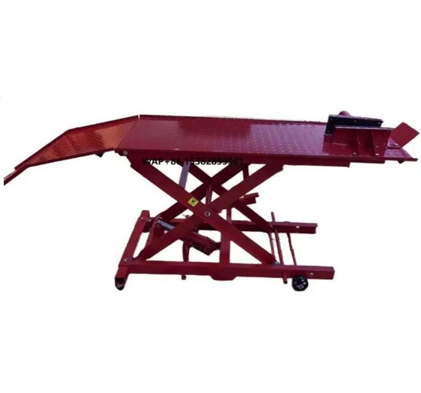 

Подъемник для мотоциклов и автомобилей 350 кг с ручным отжимом, портативный ножничный домкрат