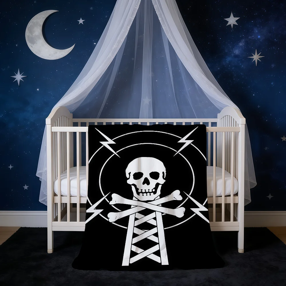 Blanket Super Warm Hams Radio Comfortable Plush Throw Operator Blanket Child Home Sofa Amateur Bedroom Gift