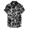 116828-f0fb53.jpg 3D Digital Printed Men's Short Sleeved Shirt - Retro Flower Pattern