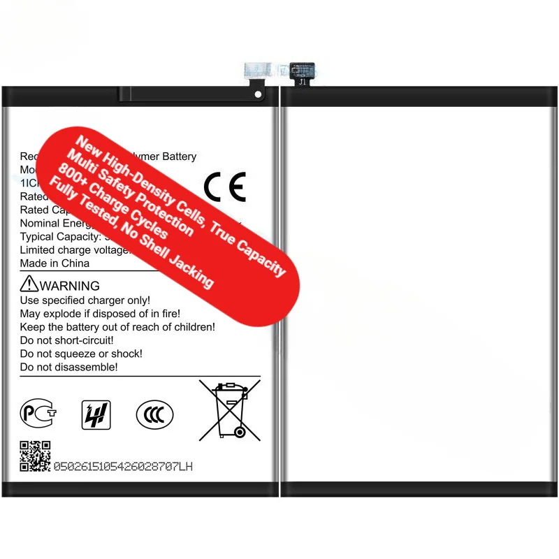 BL-51DI for Tecno Itel W2C/W2S/W2H Phone Battery 0 Cycle High Quality High Capacity Replacement Bateria Grade A Cell with Tools