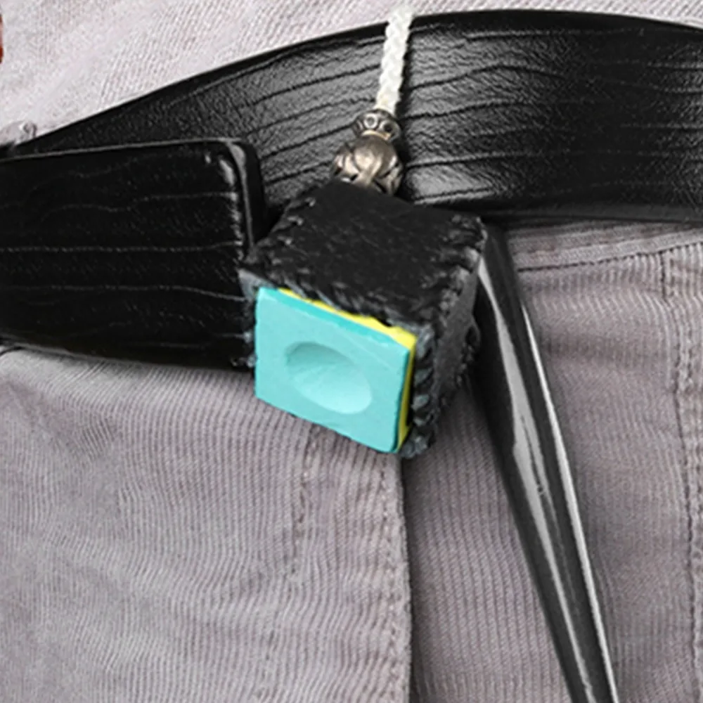 

Billiard Accessories Portable Billiard Chalk Case Silver Black Pool Cue Chalk Holder Pen Chalk Cover Snooker Game