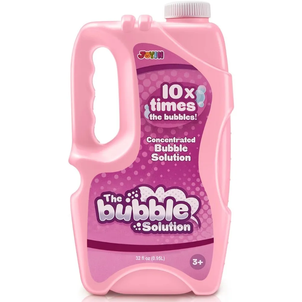 Sloosh 32 oz Seifenblasen-Lösung Nachfüllpackungen (Etwa 1L/ 2,5 Gallonen) Konzentrierte Lösung für Seifenblasenmaschinen-Stäbe
