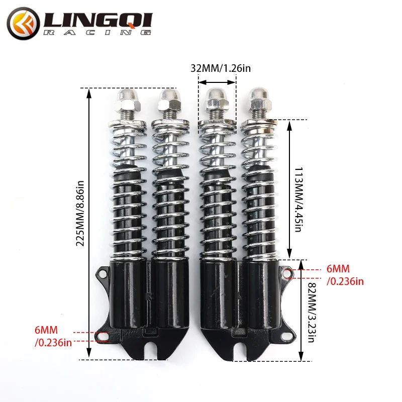 

Motorcycle Parts Tools Aluminum Alloy Shock Absorber 8 For Electric scooter Shock Strut Suspension Damper Motorcycle Accessories