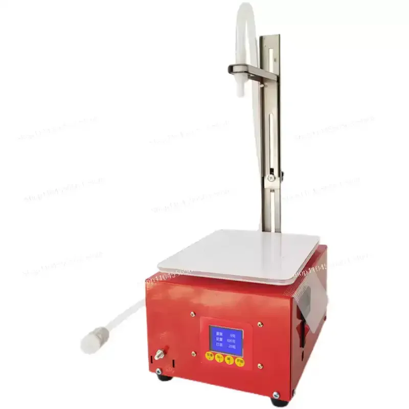 Commercial Paste Honey Filling Machine Gear Pump Weighing Type Viscous Liquid Automatic Filler 5kg