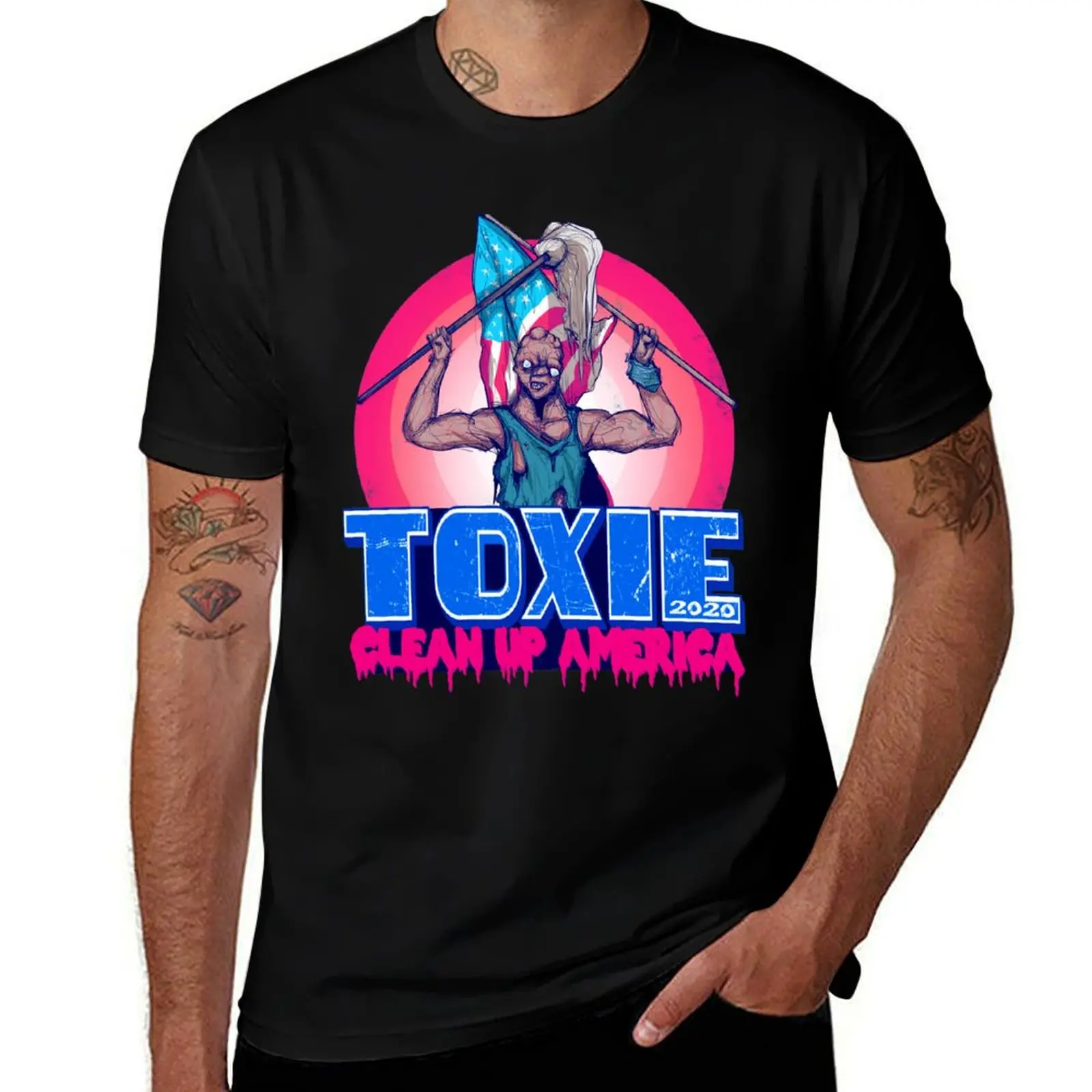 Toxie For President T-Shirt Casual All Match Short Sleeve T-Shirt