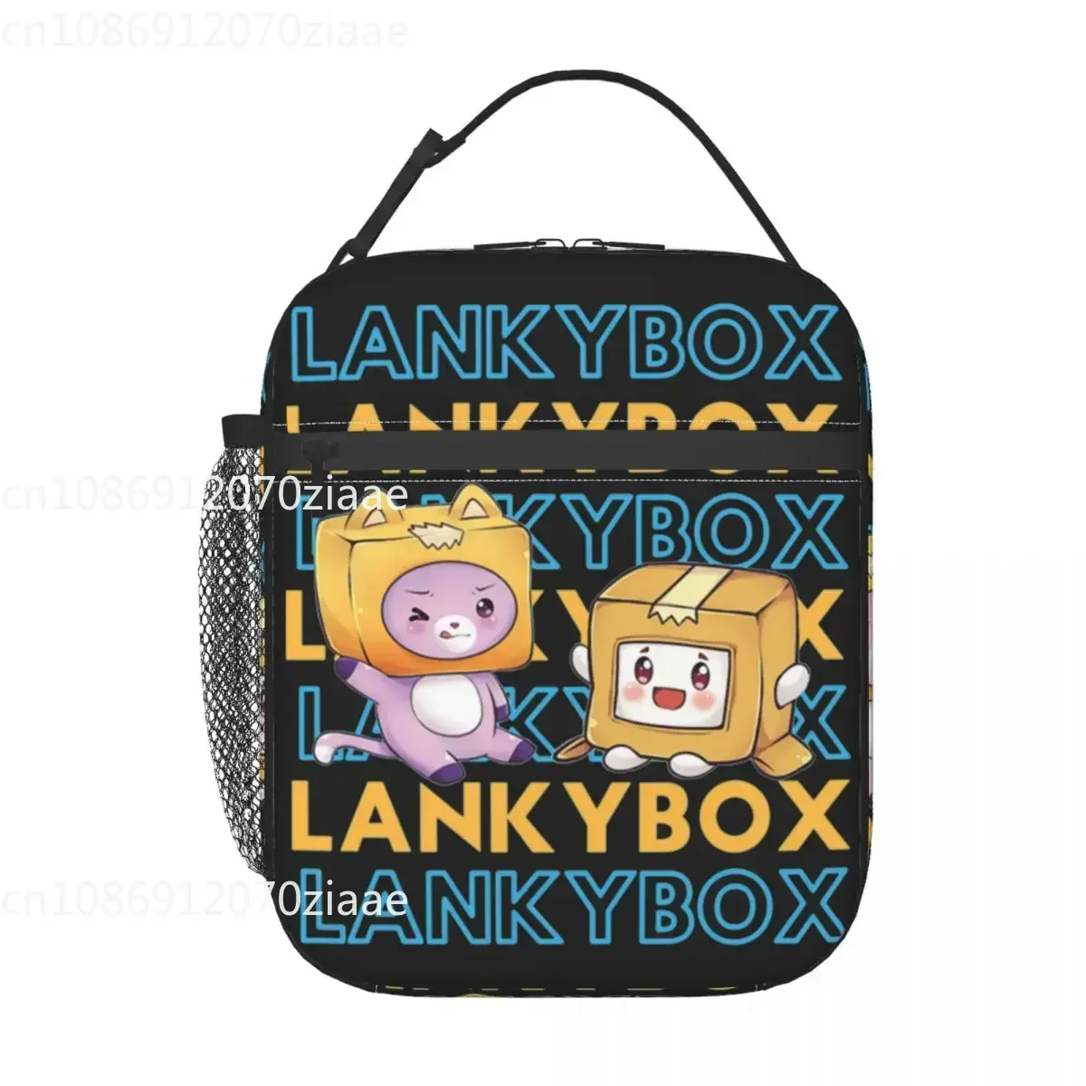 Kawaii Isolado Lunch Bag, Caixa De Alimentos Portátil, Refrigerador Térmico Bento Box, Merch, Padrão Bonito, Ao ar livre