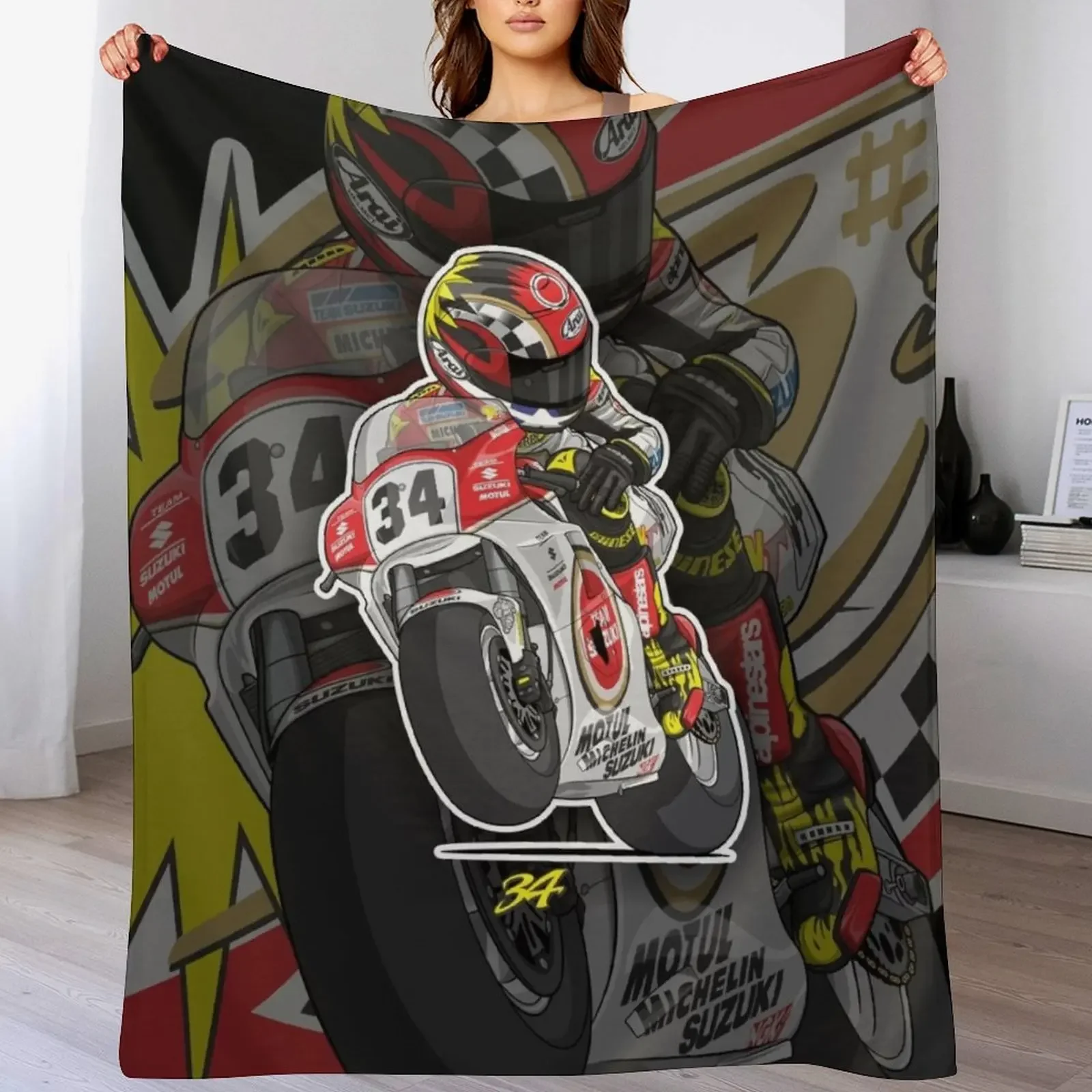 

KEVIN SCHWANTZ Throw Blanket Loose Cute Hairy Tourist Blankets