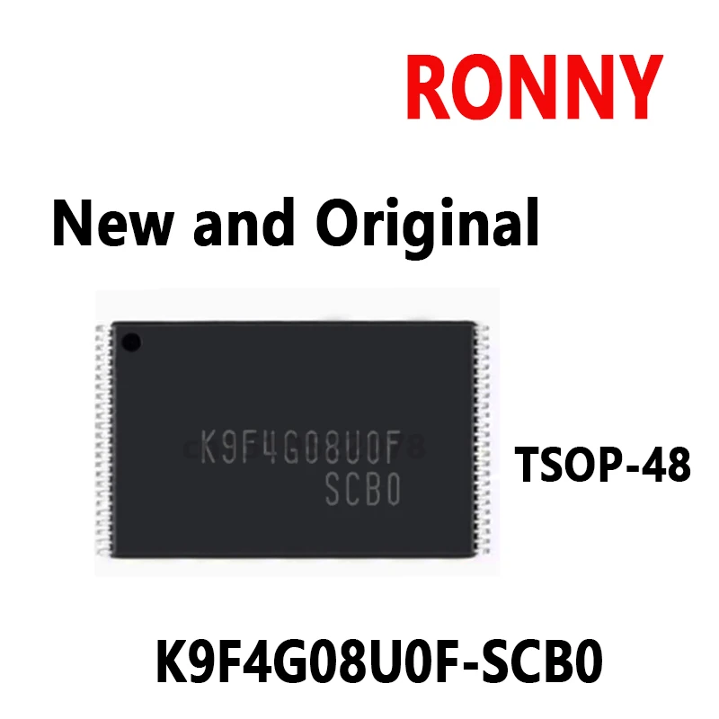 2PCS  New and Original   K9F4G08U0F SCB0 SCBO K9F4G08U0F-SCBO K9F4G08U0F-SCB0 tsop-48