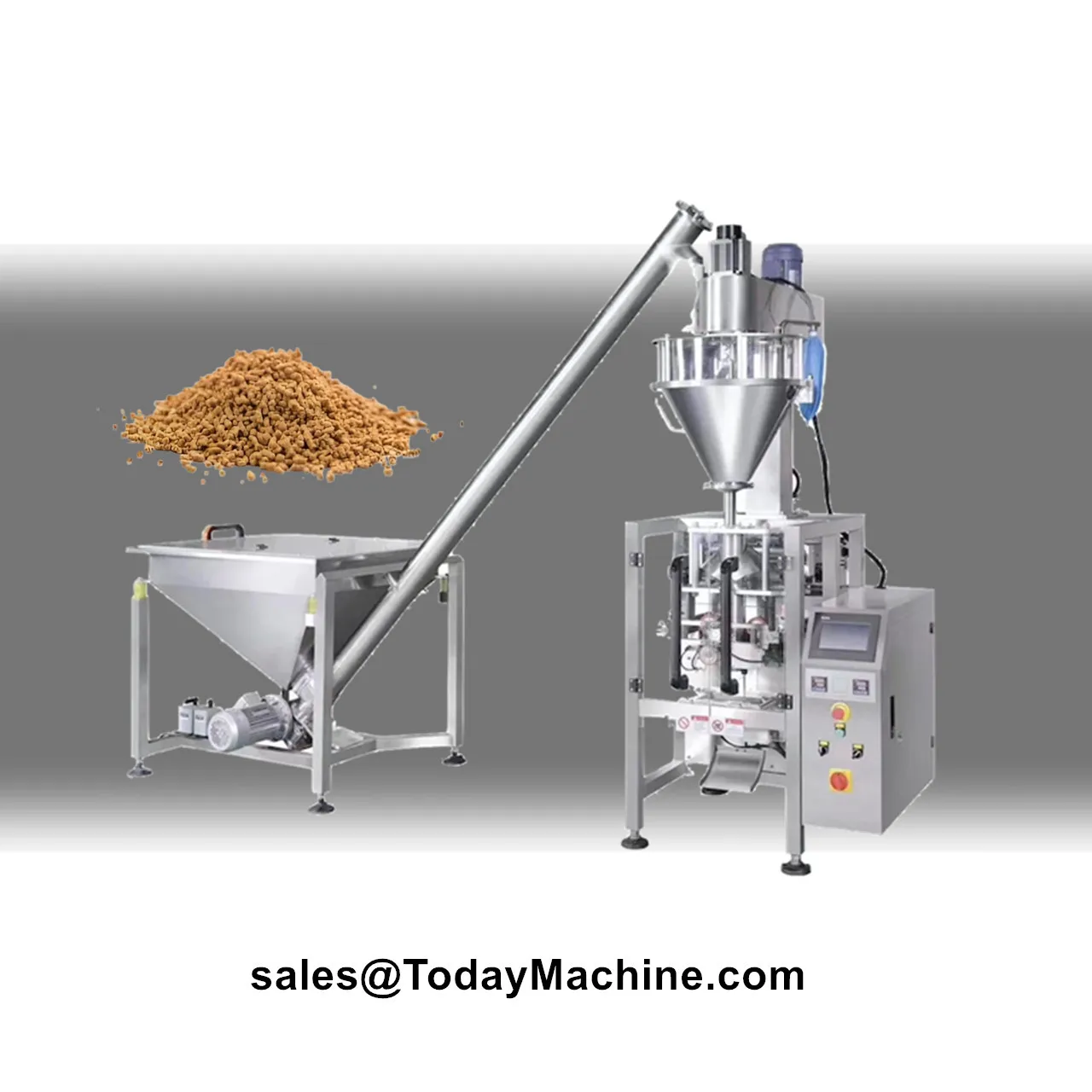 Collar Type Automatic Pouch Packaging Potato Chips Coffee Beans Packing Machine