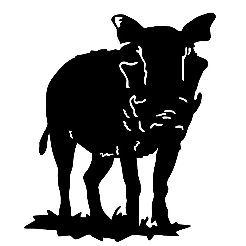 Car Sticker Wart Hog Hurnting Die-Cut Vinyl Decal Car Body Bumper Rear Window Sticker