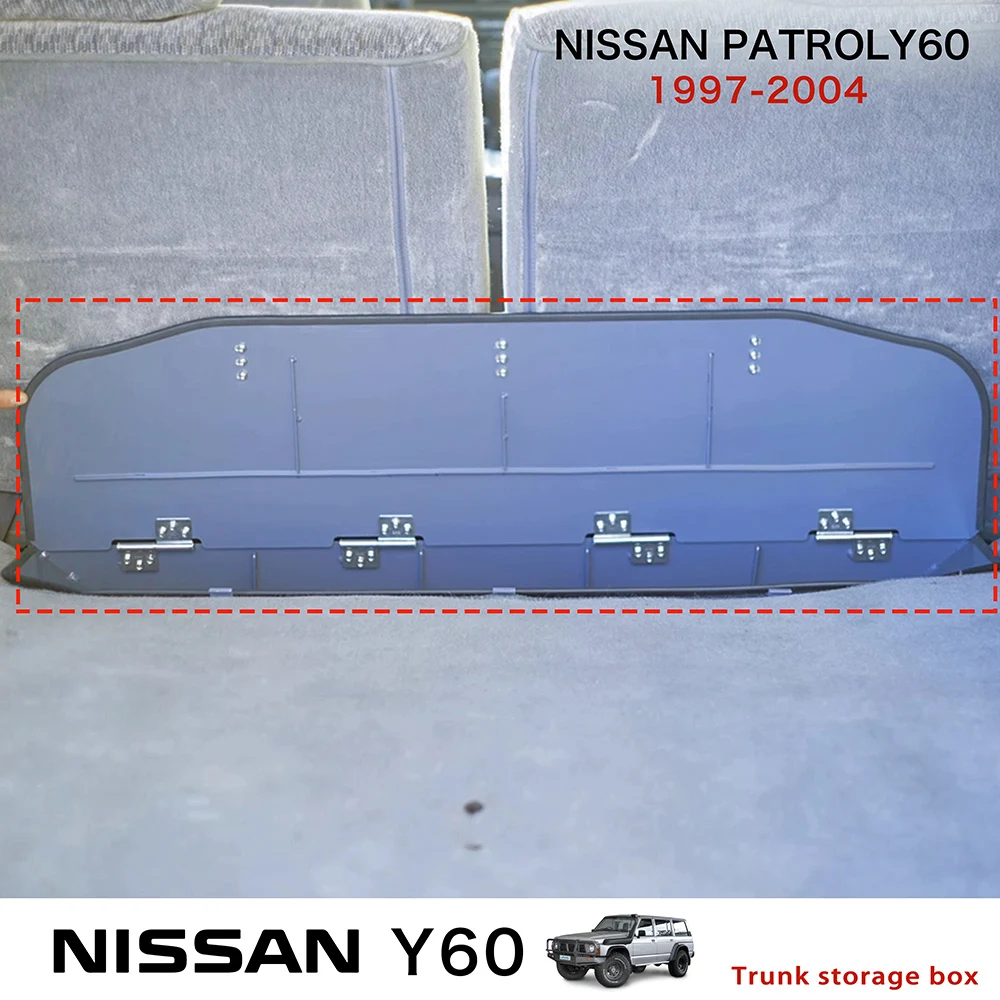 Trunk Organizer For Nissan Patrol Y60 Cargo Storage Box Accessories Modification Y60 Patrol Item Storage Trunk Organizer