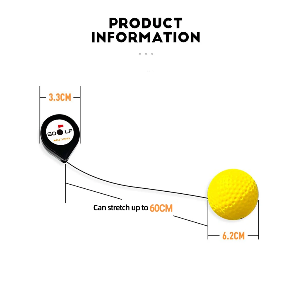 Golf Stable Head Training Golf Head Balance Rotation Training Aid Head Posture Correction Golf Training Accessories Supplies
