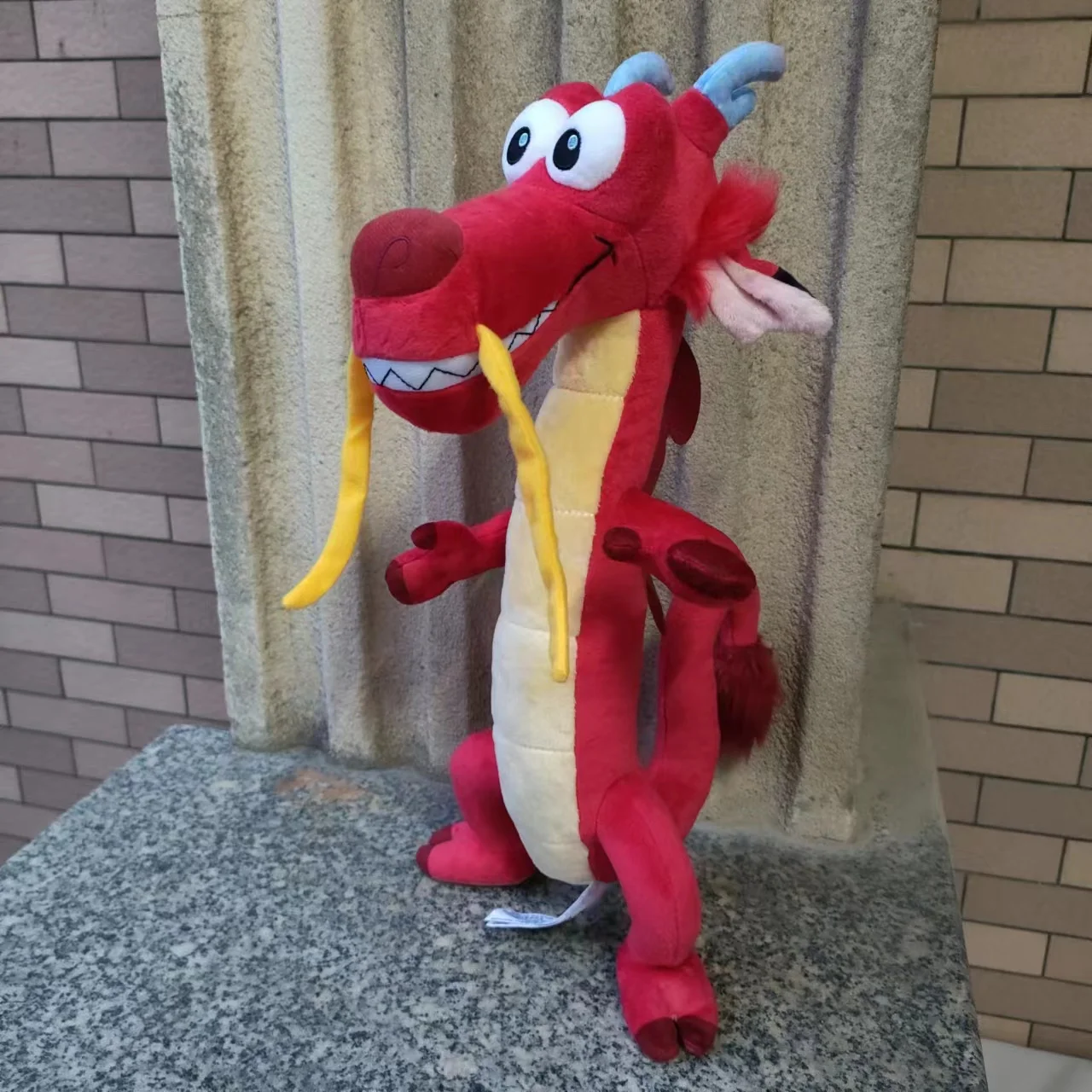 Mushu Dragon Movie Cartoon Plush Toys Doll Original Disney 15 Inch