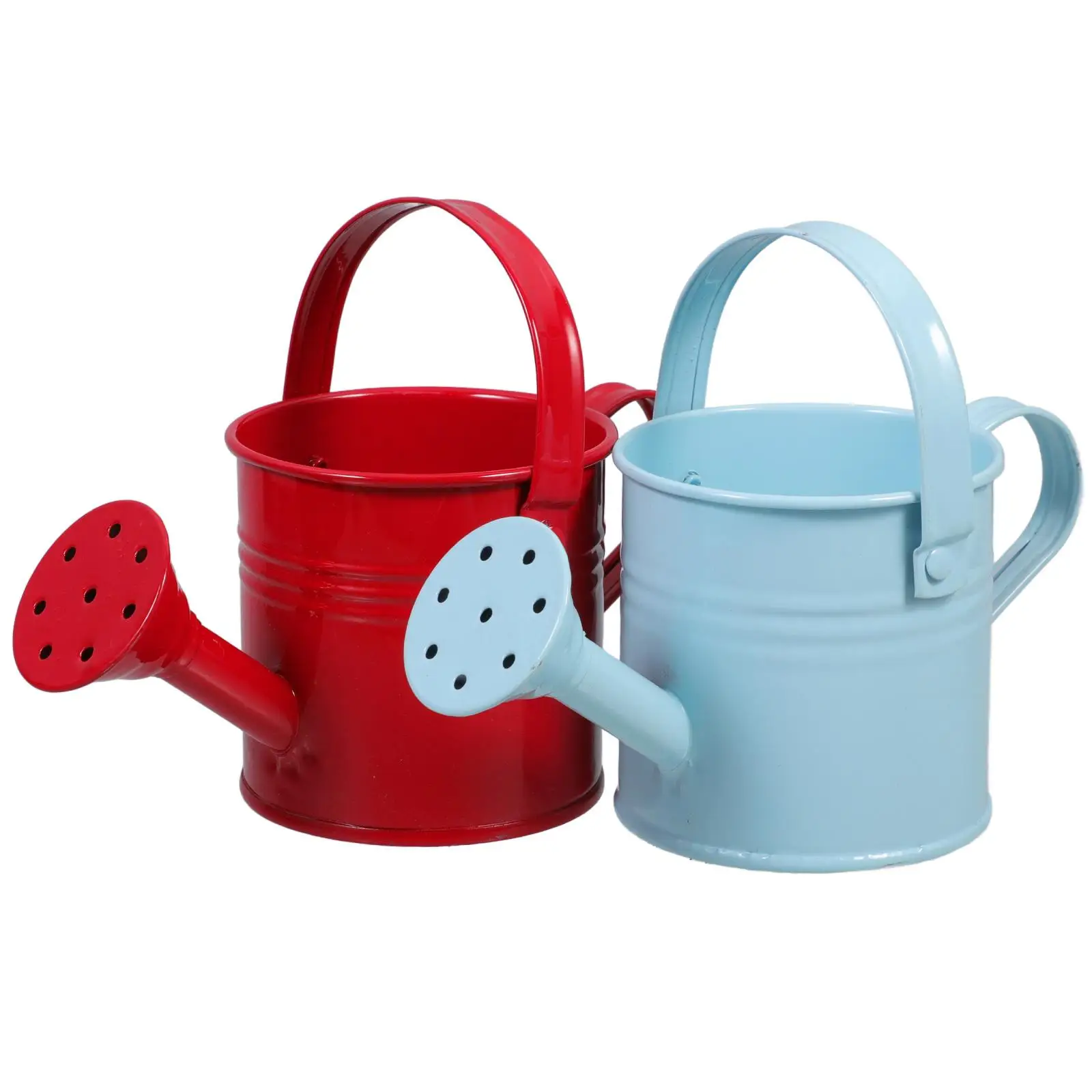 

Iron Watering Can 2 Pcs Large Capacity Durable Safe Premium Material Long Mouth Design For Plants Kids Bathing Trees Garden